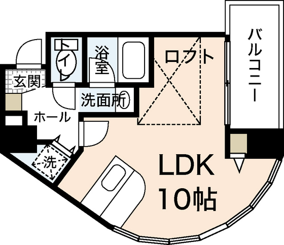 プロヴァンス東白島の間取り