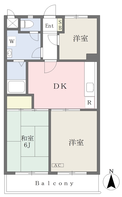 善福寺ロイヤルハイツの間取り