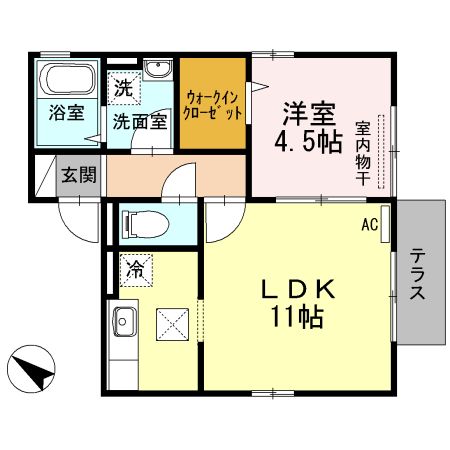 ウィルモア南手城の間取り