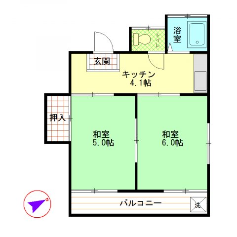 スピティ東の間取り