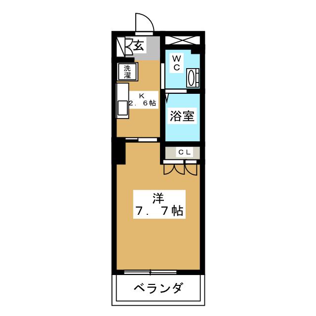 パークアクシス名駅南の間取り