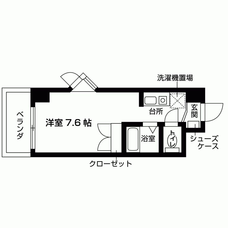 アミティ宝塚の間取り