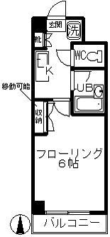 フレール高円寺の間取り