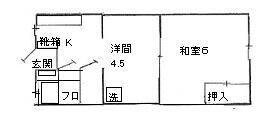 ハイツ松風の間取り