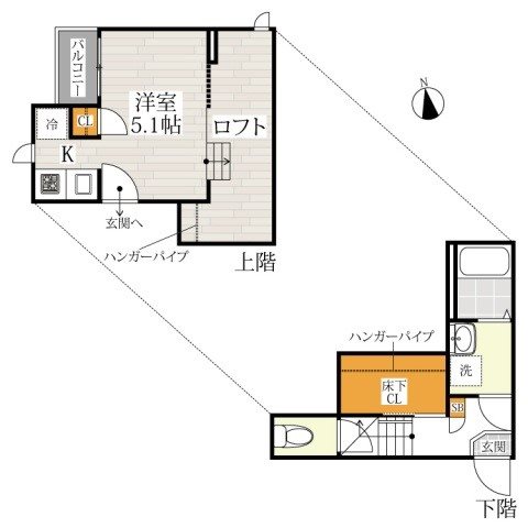 CB鳥栖ブランシェの間取り