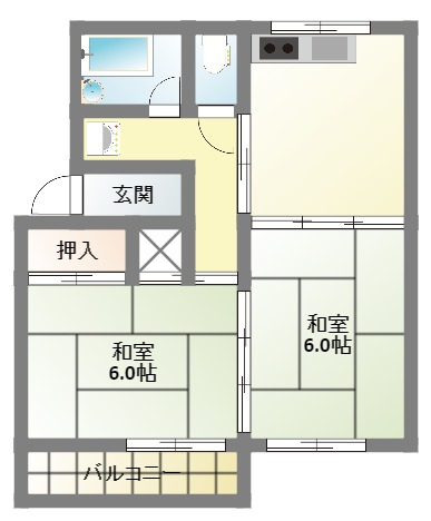 コーポ秋桜の間取り