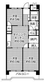 ビレッジハウス港島タワー1号棟の間取り