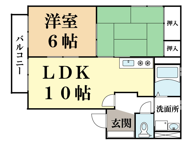 アリス光陽Ａの間取り