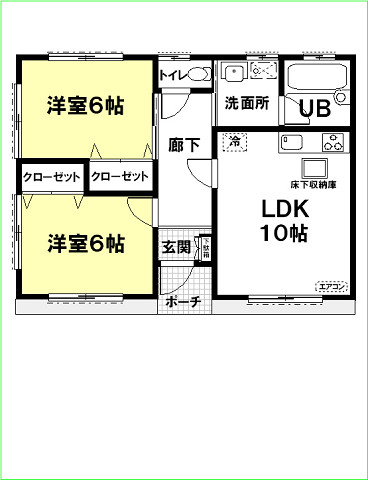 アーバニズム７２Aの間取り