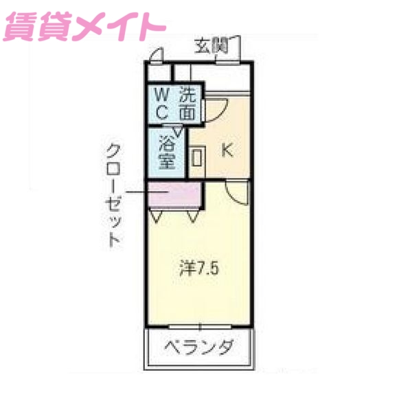 いなべ市大安町南金井のマンションの間取り