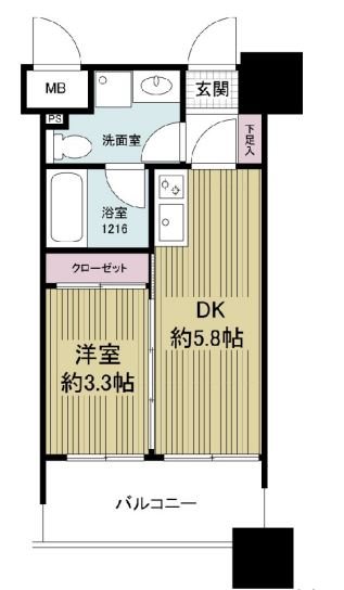 ルネッサンス21博多の間取り