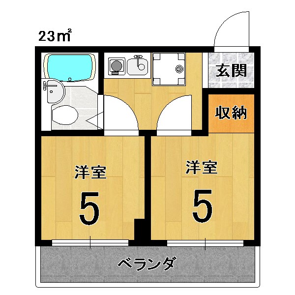 アメニティー京都2番館の間取り