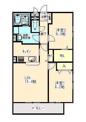 ラルゴエスパシオの間取り