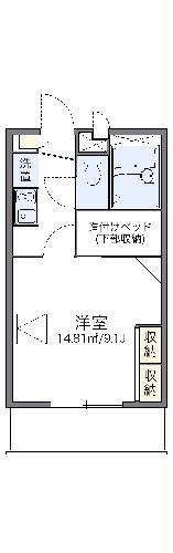 レオパレスフォレスタの間取り