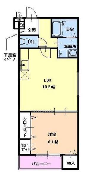 フジパレス粉浜の間取り