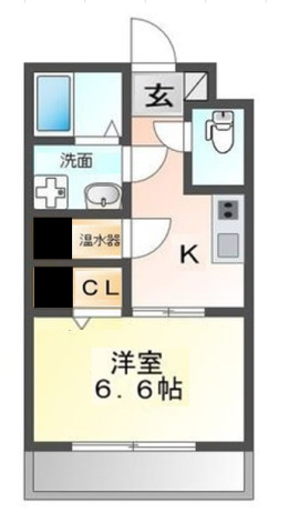 フジハイムの間取り