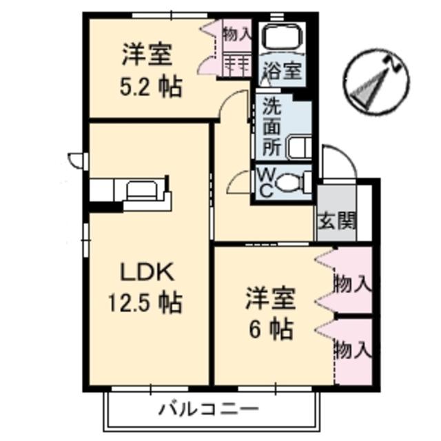 フレベールメゾン　Ｌ棟の間取り