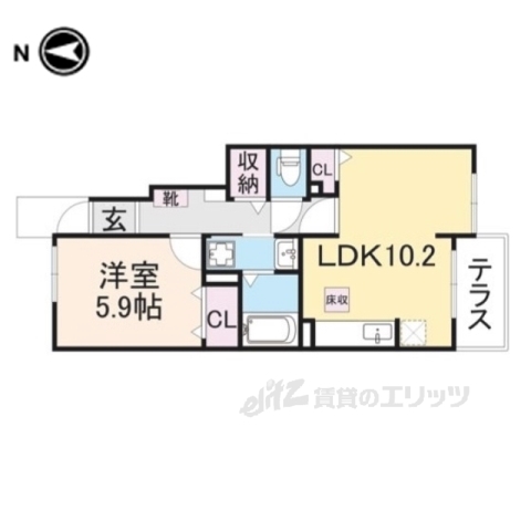 オーブコリーヌの間取り