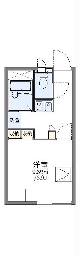 レオパレスＳＨＩＺＵの間取り