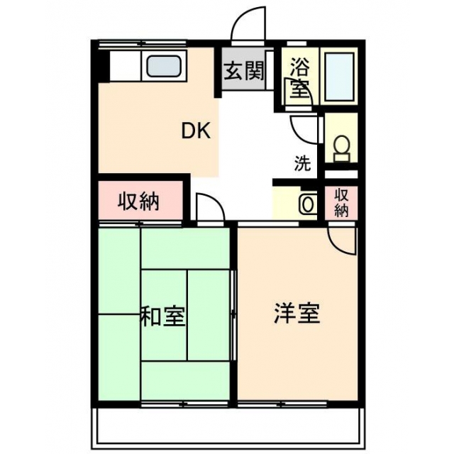 シティハイム　サニーＡの間取り