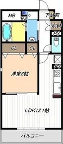 名古屋市港区惟信町のマンションの間取り