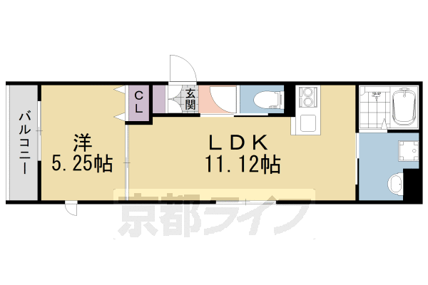 ル　シエル　クレール　サクラの間取り