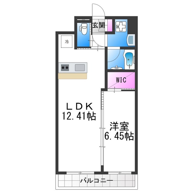 プレジオ帝塚山の間取り