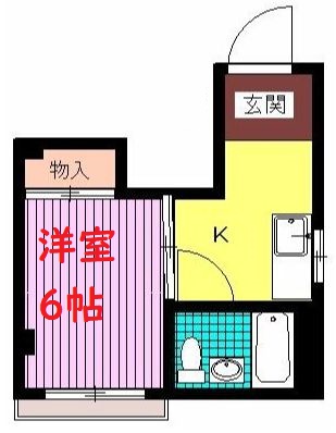 品川区南品川のマンションの間取り