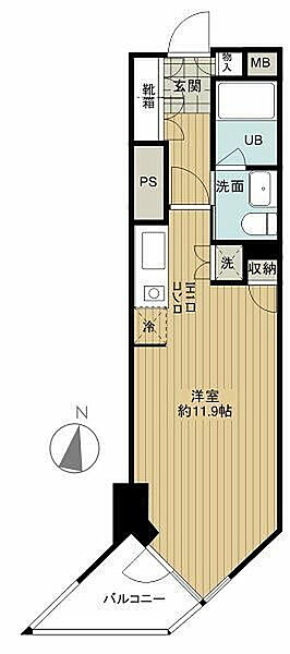 フィールA渋谷の間取り