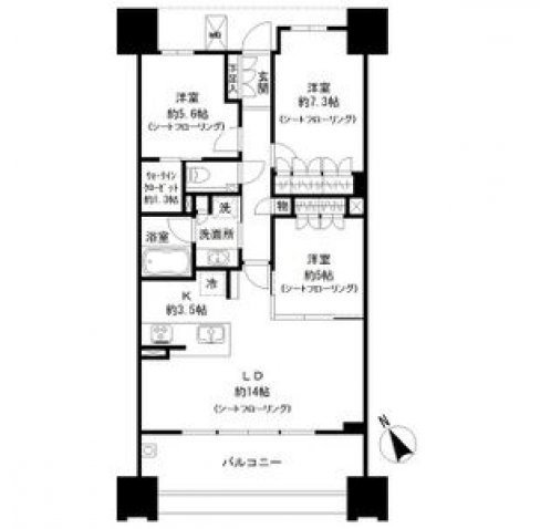 ザ・パークハウス名古屋の間取り