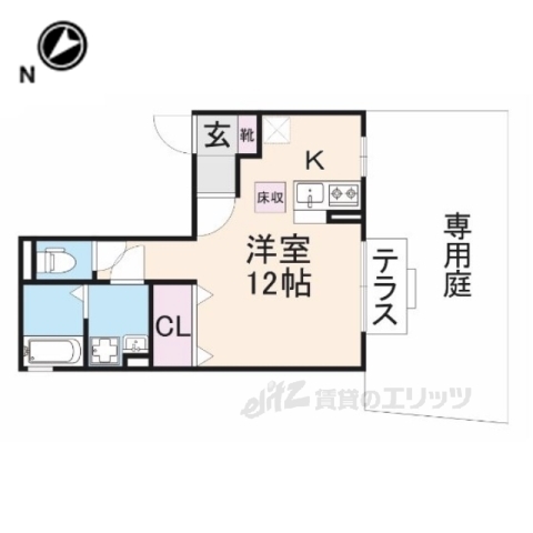 エバーグリーンＢ棟の間取り