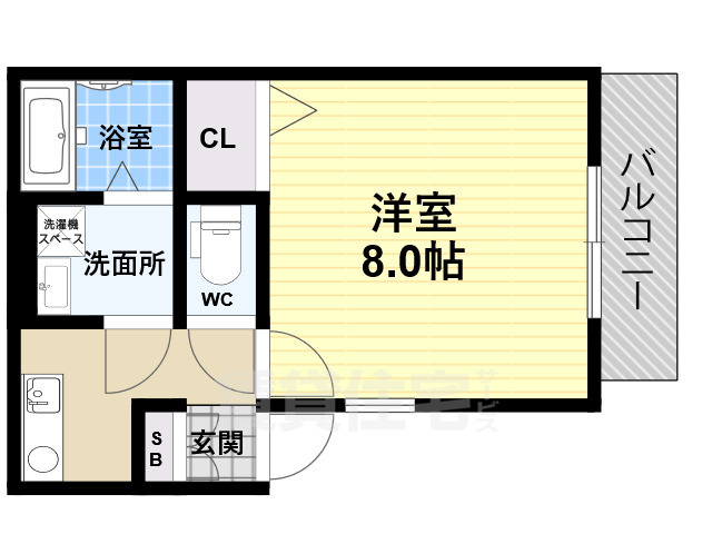 REGIA尼崎大物の間取り