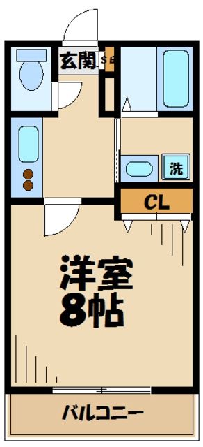 川崎市宮前区宮前平のマンションの間取り