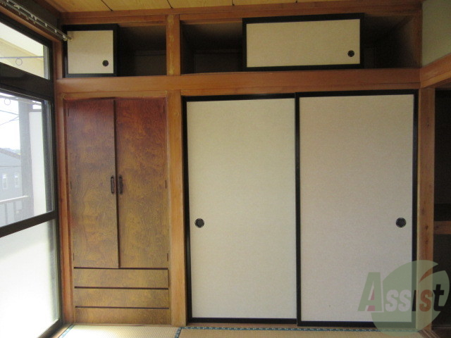 収納　ここに収納があります。収納があると部屋が広く使えます。