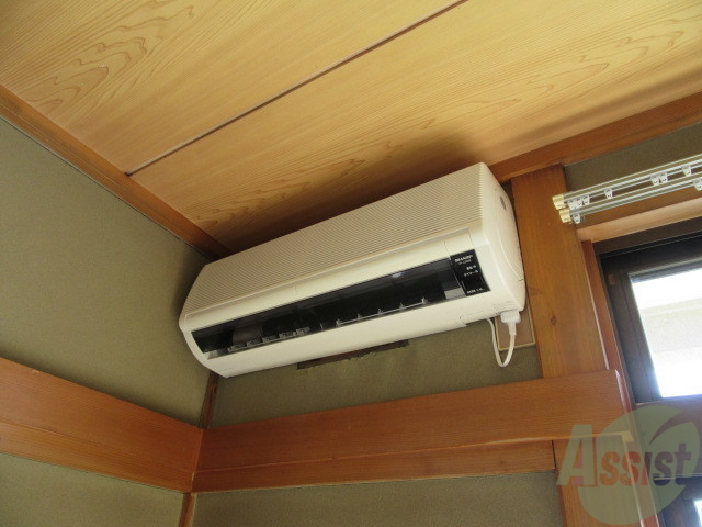 その他設備　エアコンが付いていますので寒暖対策もばっちり。