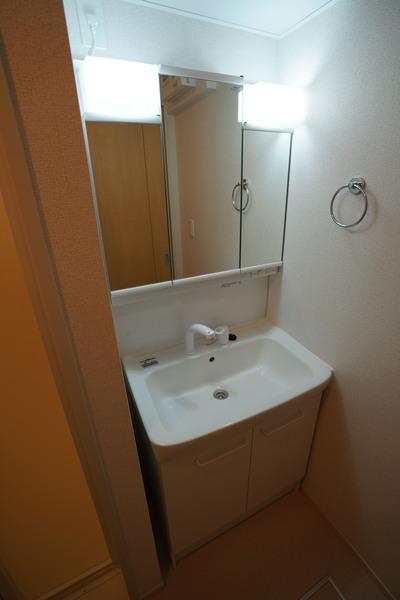 洗面設備　同じ建物の別の部屋