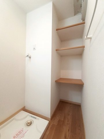 洗面設備　広い洗面スペース