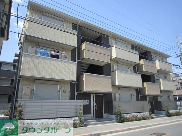 建物外観　オートロック完備のアパートです。
