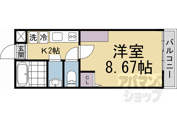 仮)フラッティ鳥居前町の間取り写真