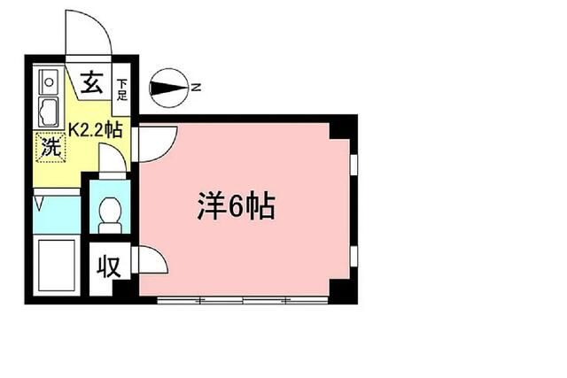 小田急線 祖師ケ谷大蔵駅 徒歩10分 3階建 築32年の間取り写真