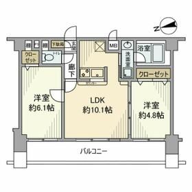 パレステュディオ神楽坂の間取り写真