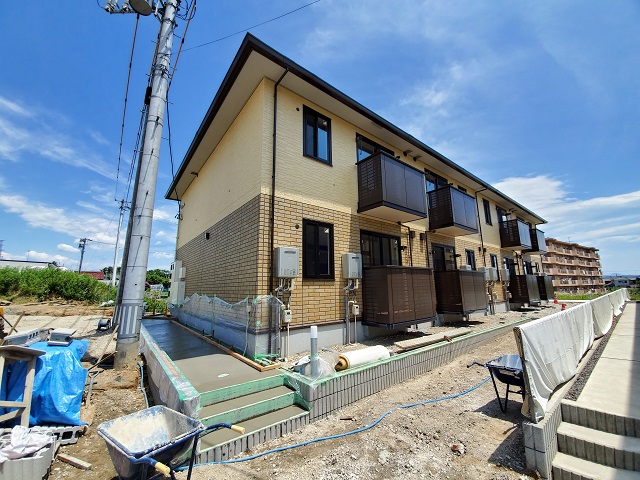 建物外観　建築中：2020年6月16日撮影