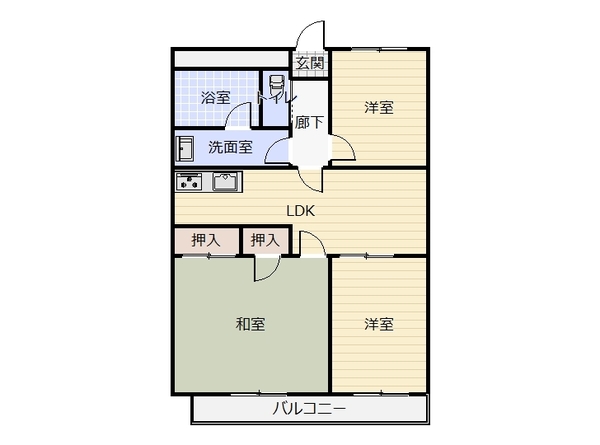 アルファコートIの間取り