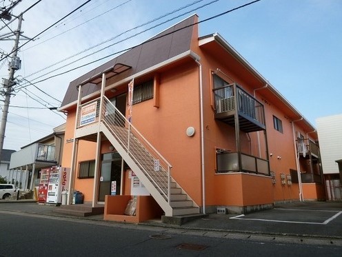 熊本市中央区大江のアパートの建物外観