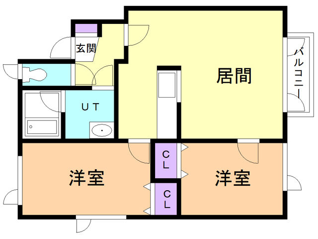 ルーシェルの間取り