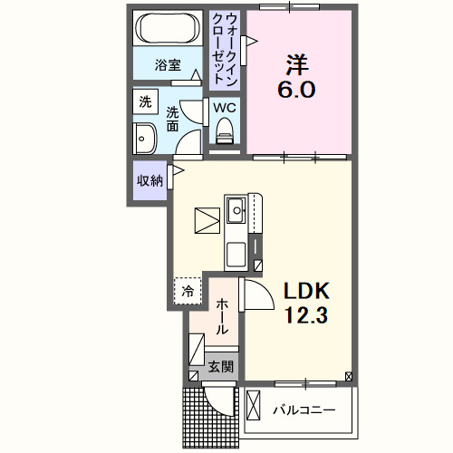 クレメント中今里の間取り