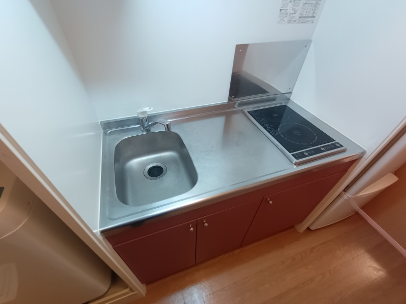 キッチン　コンロは2口コンロです。