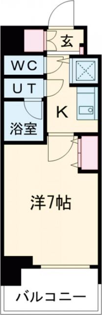 東大阪市中野南のマンションの間取り