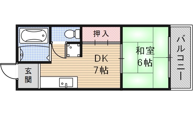 M’PLAZA高柳の間取り