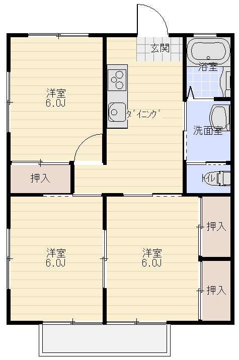 メゾンドールの間取り